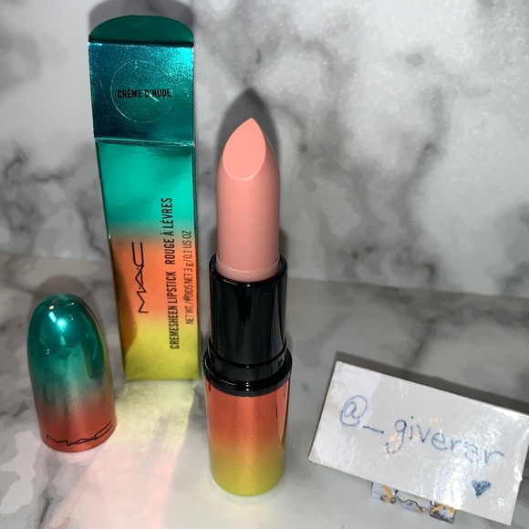 NIB Creme D’ Nude Wash & Dry Cremesheen Lipstick MAC
